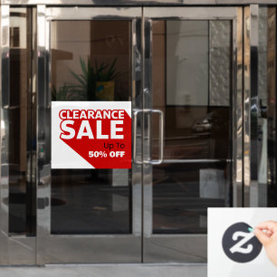 Autocollant Pour Fenêtre Vente de liquidation générique personnalisée jusqu