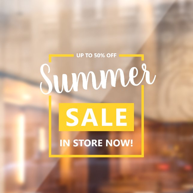 Autocollant Pour Fenêtre Vente d'entreprise moderne Promotion de la publici (Feuille 2)