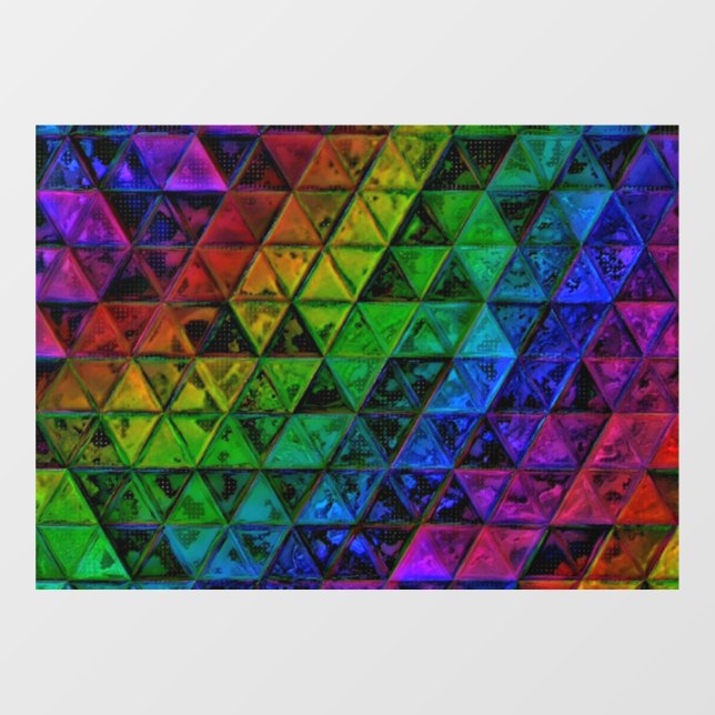 Autocollant Pour Fenêtre Verre de fierté (Feuille)