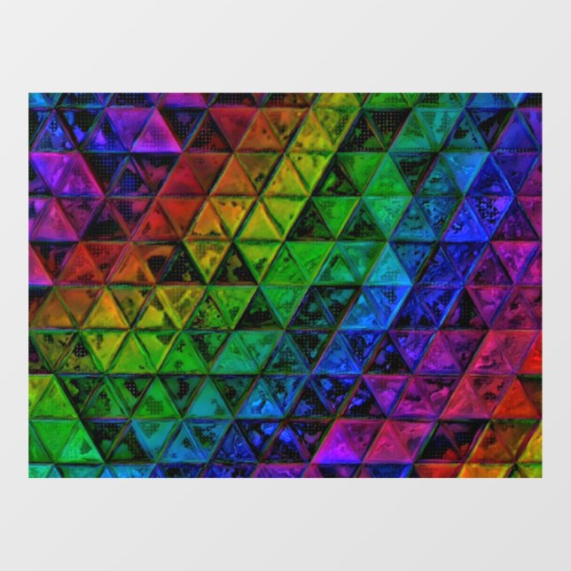 Autocollant Pour Fenêtre Verre de fierté (Feuille)