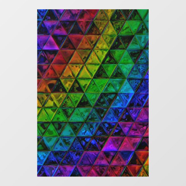 Autocollant Pour Fenêtre Verre de fierté (Feuille)