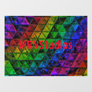 Autocollant Pour Fenêtre Verre de fierté