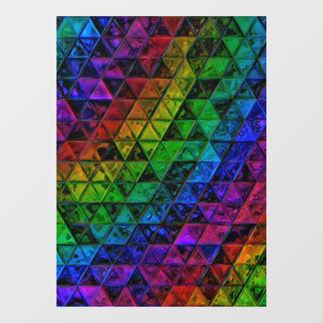 Autocollant Pour Fenêtre Verre de fierté (Feuille)