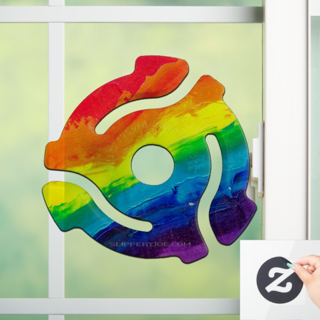 Autocollant Pour Fenêtre Vibran de l'adaptateur d'enregistrement SlipperyJo (Maison)