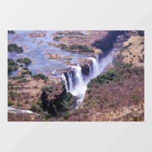Autocollant Pour Fenêtre Victoria Falls vue aérienne - Zimbabwe, Afrique