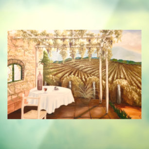 Autocollant Pour Fenêtre Vignoble
