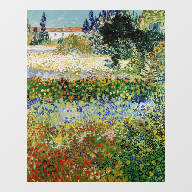 Autocollant Pour Fenêtre Vincent van Gogh - Flower Garden (Feuille)