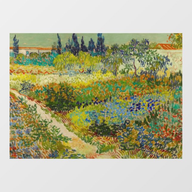 Autocollant Pour Fenêtre Vincent Van Gogh Garden (Feuille)