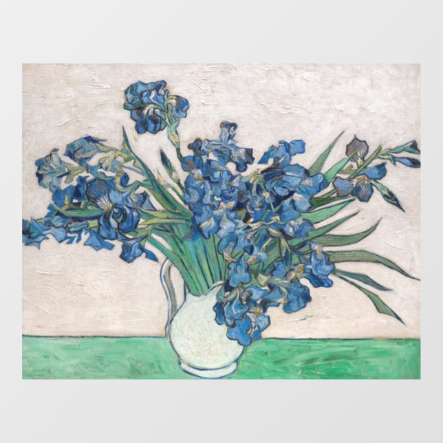Autocollant Pour Fenêtre Vincent van Gogh - Irises (Feuille)