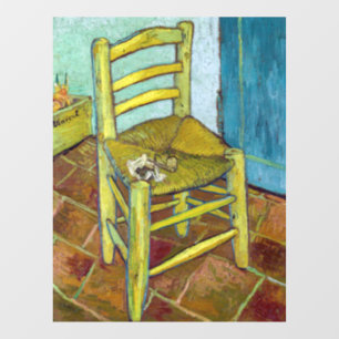 Autocollant Pour Fenêtre Vincent van Gogh - La chaise de Van Gogh