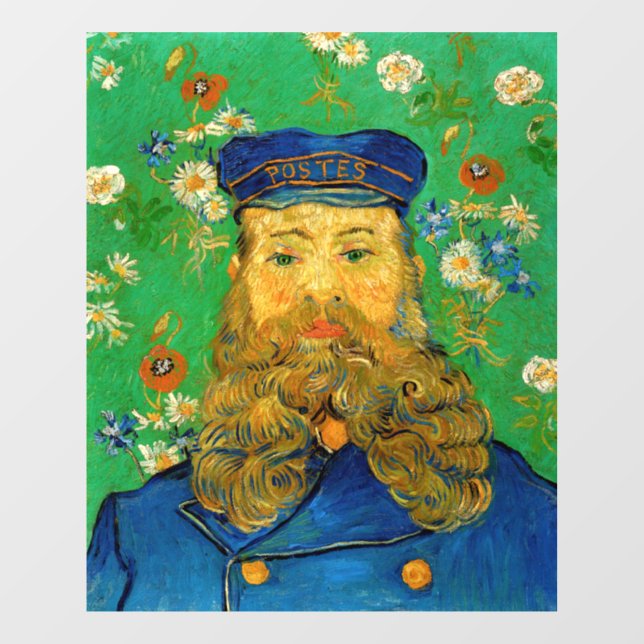Autocollant Pour Fenêtre Vincent Van Gogh - Postman Joseph Roulin (Feuille)
