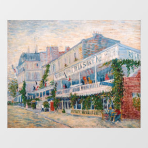 Autocollant Pour Fenêtre Vincent van Gogh - Restaurant de la Sirène