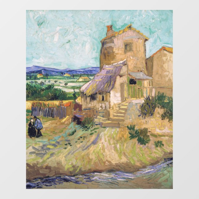 Autocollant Pour Fenêtre Vincent van Gogh - The Old Mill (Feuille)