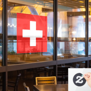 Autocollant Pour Fenêtre Vinyle drapeau de la Suisse