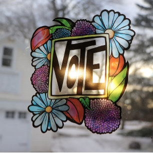 AUTOCOLLANT POUR FENÊTRE VOTER