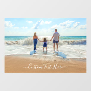 Autocollant Pour Fenêtre Votre famille Photo Fenêtre Autocollant Cadeau Tex