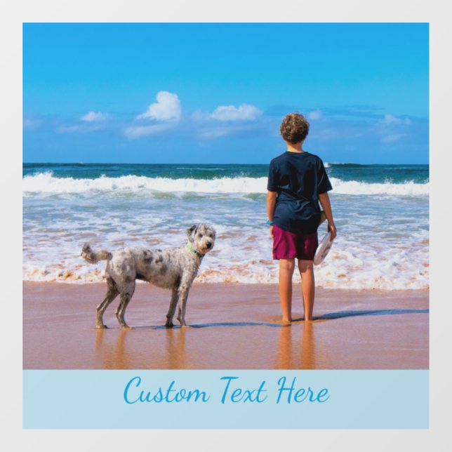 Autocollant Pour Fenêtre Votre fenêtre photo préférée s'accroche avec du te (Feuille)