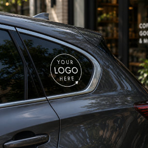 Autocollant Pour Fenêtre Votre logo Chargement de logo d'entreprise perso