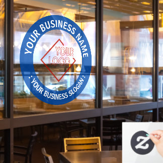Autocollant Pour Fenêtre Votre logo d'entreprise