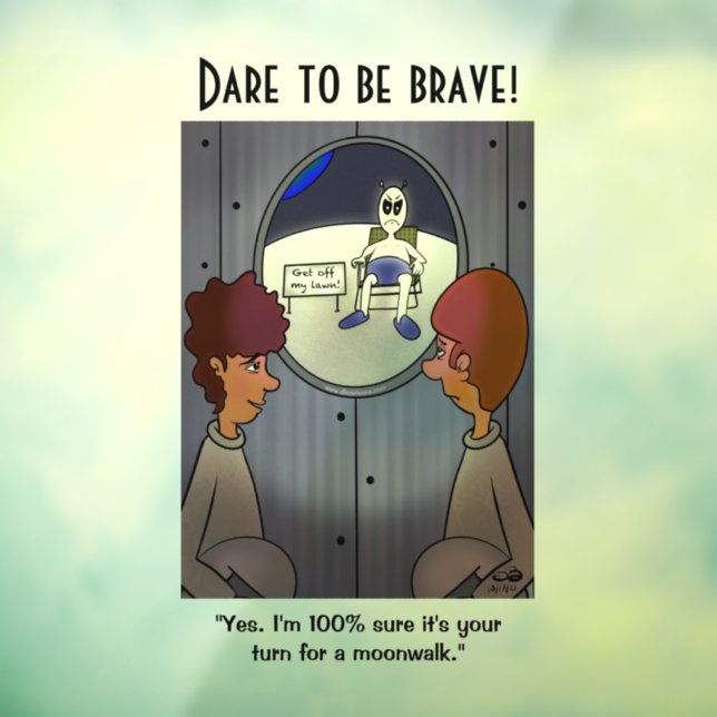 Autocollant Pour Fenêtre Votre Tour Pour Un Moonwalk (Feuille 3)