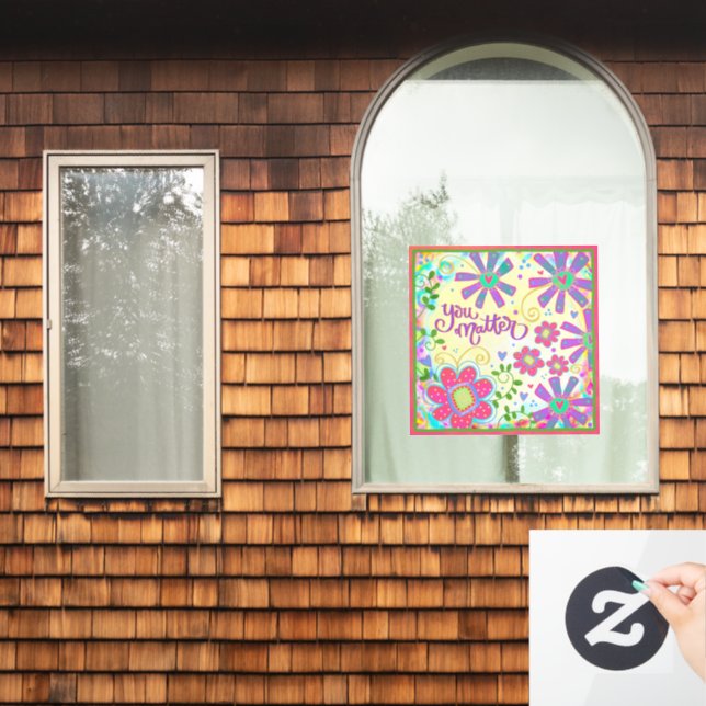 Autocollant Pour Fenêtre Vous Comptez Classer la fenêtre "Inspirivity" (Fenêtre d'accueil)