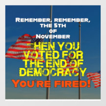 Vous êtes Fired ! Stickers de fenêtre