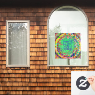 Autocollant Pour Fenêtre Vous êtes Suffisant Autocollant de fenêtre “Inspir