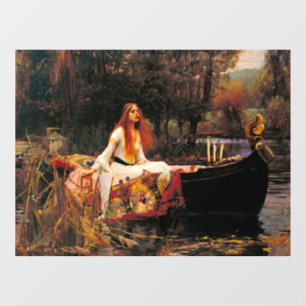 Autocollant Pour Fenêtre Waterhouse Lady of Shalott