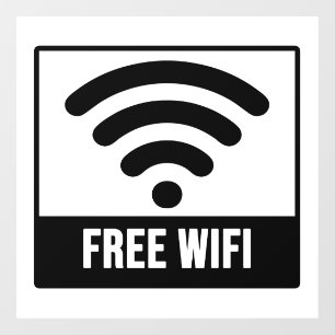Autocollant Pour Fenêtre Wifi Gratuit