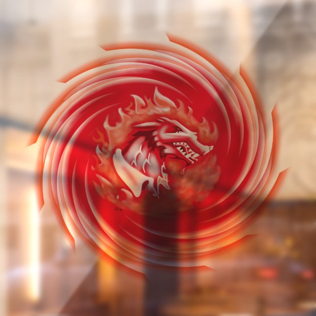 Autocollant Pour Fenêtre Wild Wolf Whirl voir-par fenêtre serrer le dos bât (Feuille 2)