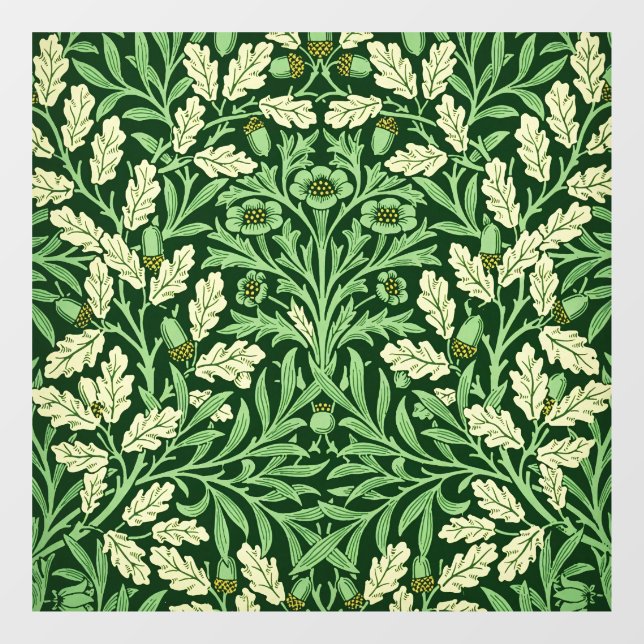 Autocollant Pour Fenêtre William Mirrors Acorns & Oak Leaves Spring Garden (Feuille)