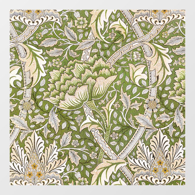 Autocollant Pour Fenêtre William Morris Motif Floral Windrush Classique (Feuille)