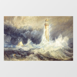 Autocollant Pour Fenêtre William Turner - Phare de Bell Rock