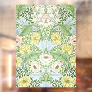 Autocollant Pour Fenêtre Wm Morris Myrtle Floral Art Nouveau Lumineux