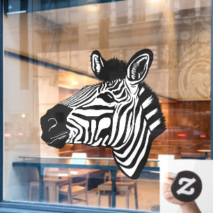 Autocollant Pour Fenêtre Zèbre