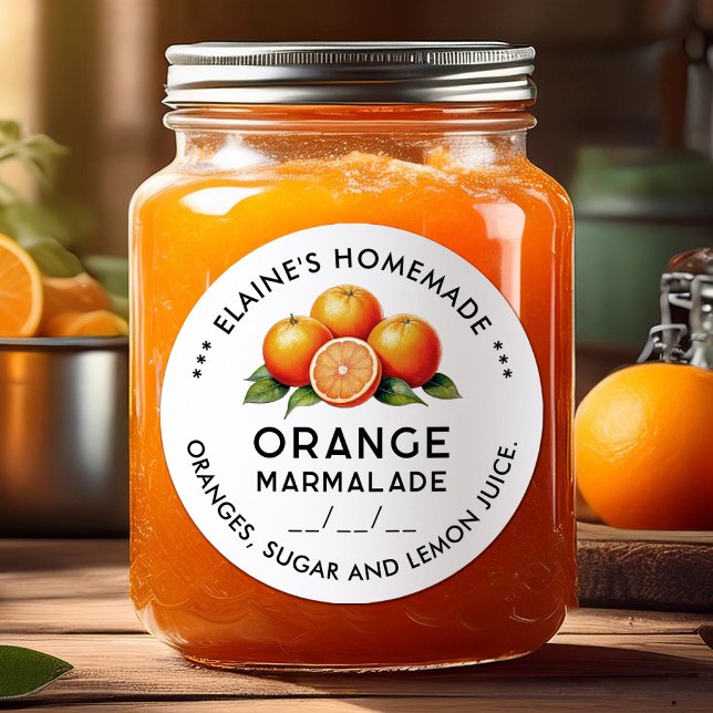 Autocollant pour la mise en conserve de marmelade  (Créateur téléchargé)