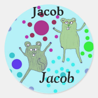 autocollant pour le nom : Jacob