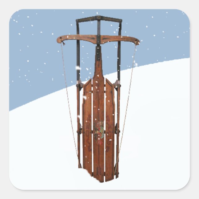 Autocollant pour motoneige d'hiver (Devant)