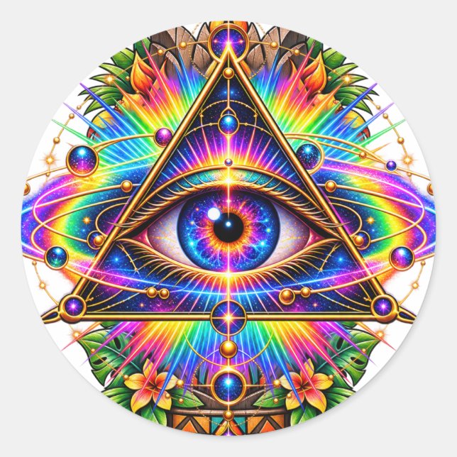 Autocollant pour œil d'orbite prismatique (Devant)
