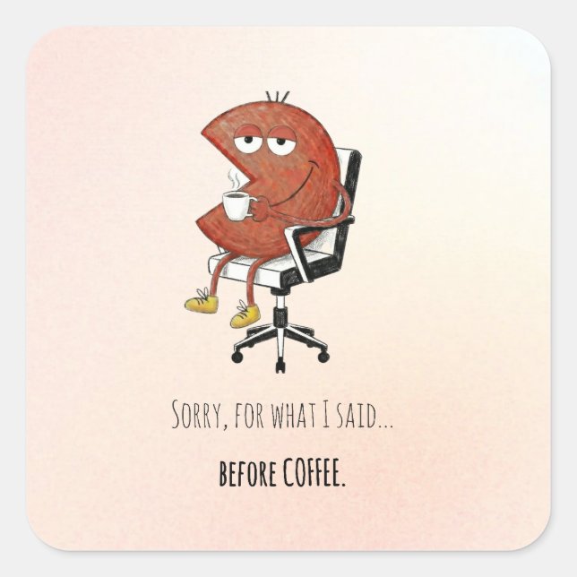 Autocollant pour ordinateur portable de dessin ani (Devant)