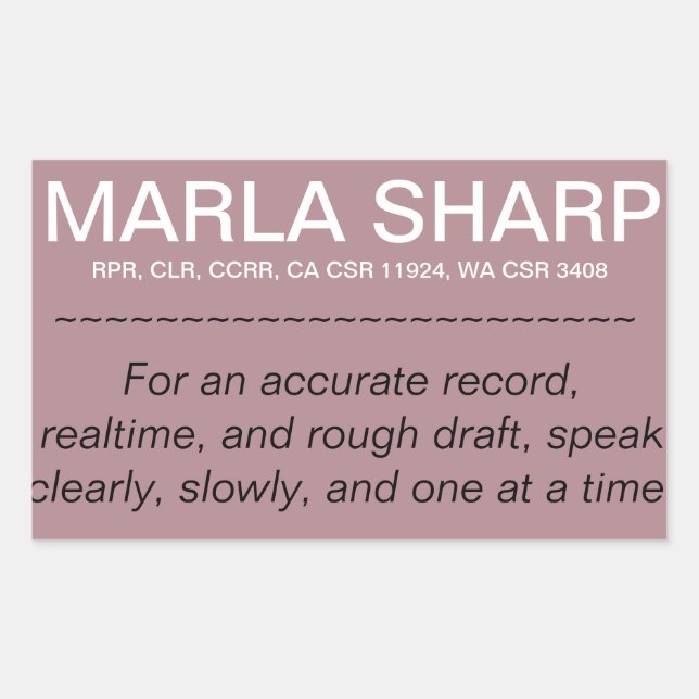 Autocollant pour ordinateur portable (petit). (Devant)