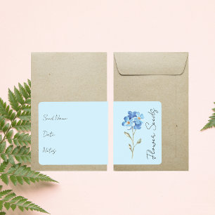 Autocollant pour pochette de graines Étiquette d