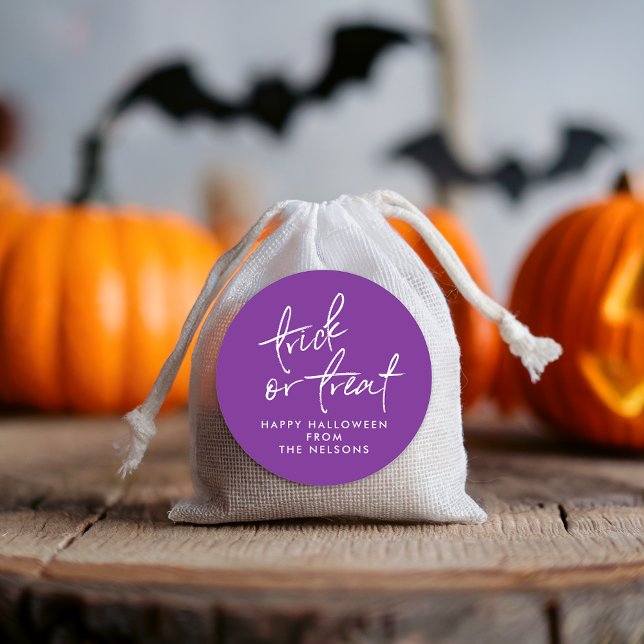 autocollant pour sac de friandises d'Halloween (Créateur téléchargé)