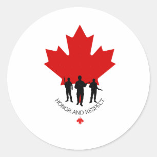 Autocollant pour vétérans canadiens