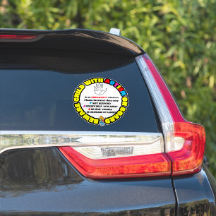 Autocollant pour voiture Enfant autiste à bord
