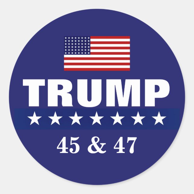 AUTOCOLLANT PRÉSIDENT TRUMP (Devant)