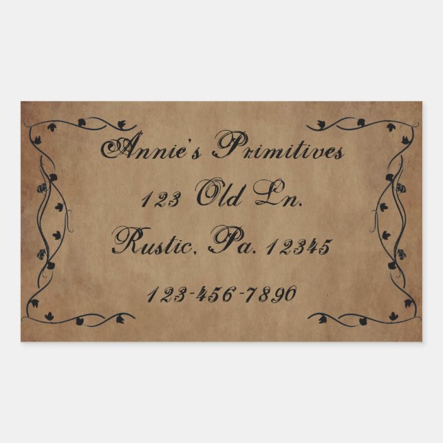 Autocollant primitif (Devant)