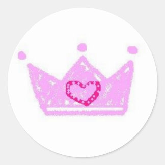 autocollant princesse couronne