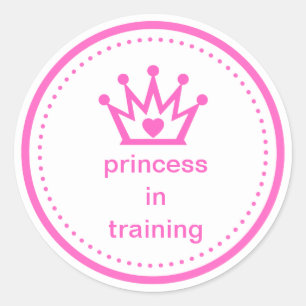 AUTOCOLLANT Princesse en formation