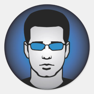 Autocollant principal frais de Chris